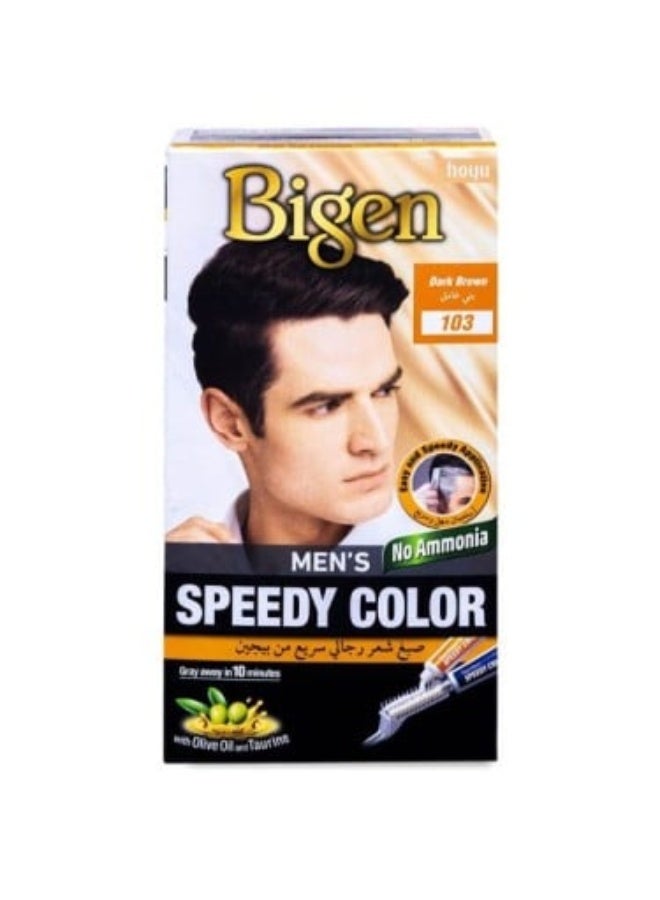 Fast Hair Color for Men Dark Brown 103 /